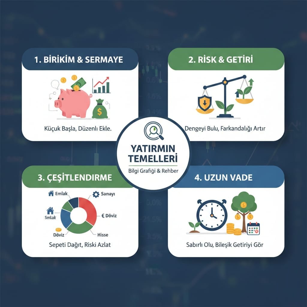 Yatırımın Temelleri: Risk–Getiri, Vade, Likidite ve Portföy Oluşturma Rehberi (2026)