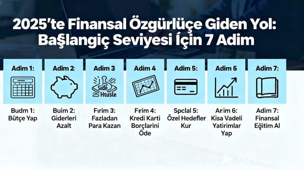 2025’te Finansal Özgürlüğe Giden Yol: Başlangıç Seviyesi İçin Adım Adım Plan (Bütçe, Borç, Acil Fon, Yatırım Temelleri)