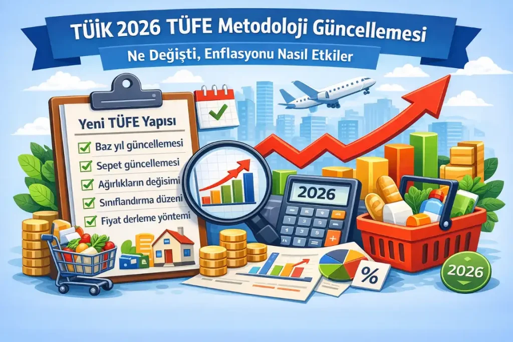 TÜİK 2026 TÜFE Metodoloji Güncellemesi: Ne Değişti, Enflasyonu Nasıl Etkiler?