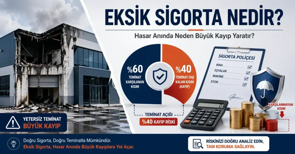 Eksik Sigorta Nedir? Hasar Anında Neden Büyük Kayıp Yaratır?