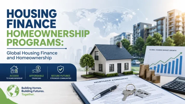 housing finance homeownership programs: a comparative overview of international housing finance and homeownership programs